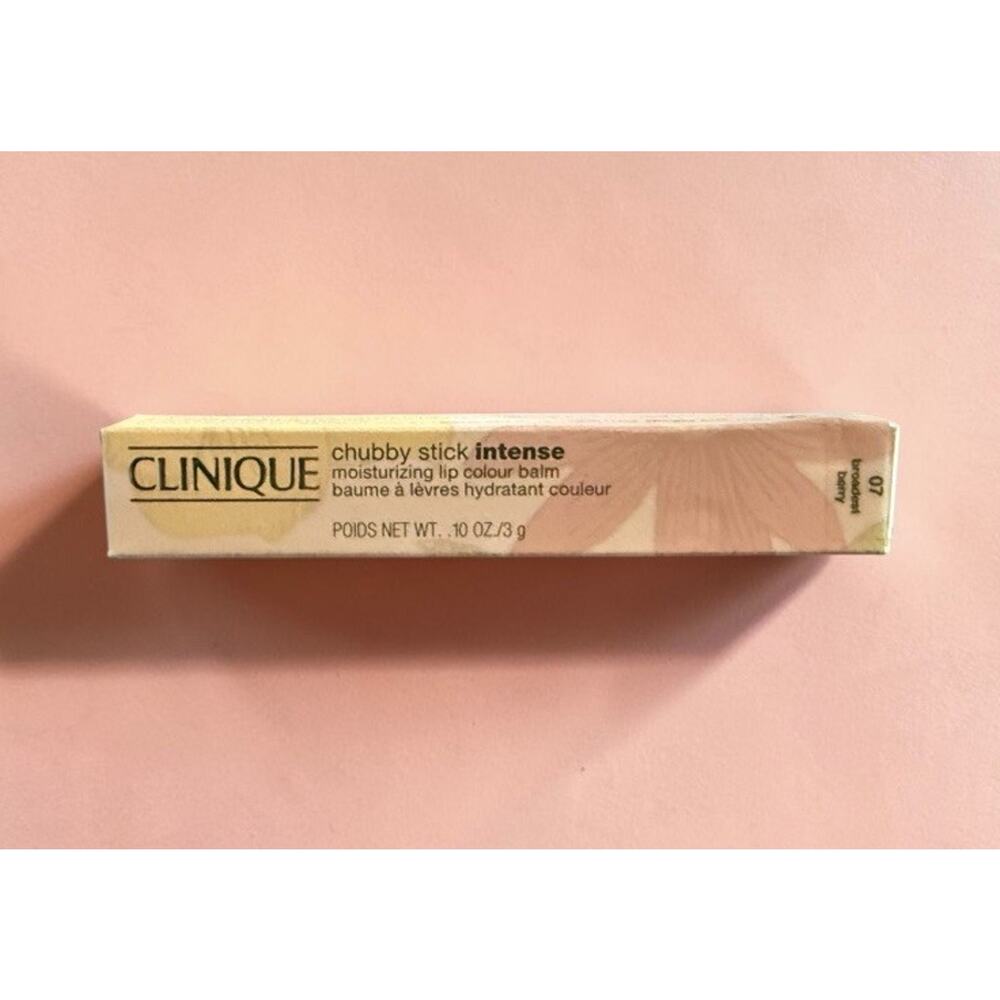 CLINIQUE Chubby Stick Intense 07 BROADEST BERRY .1 oz / 3 g Full Size NIB